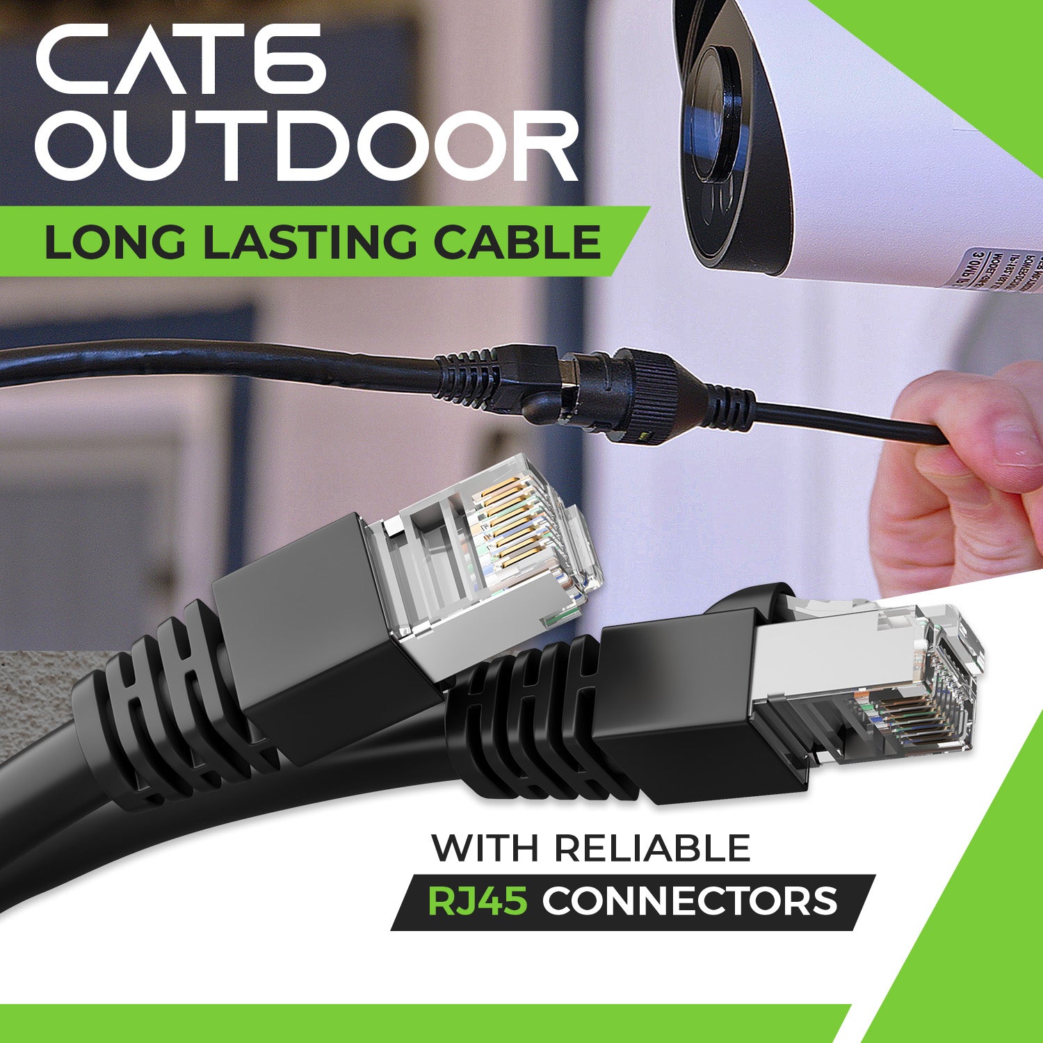 CAT6 Ethernet Cables for POE Applications | 550MHz Bandwidth & Custom Packaging